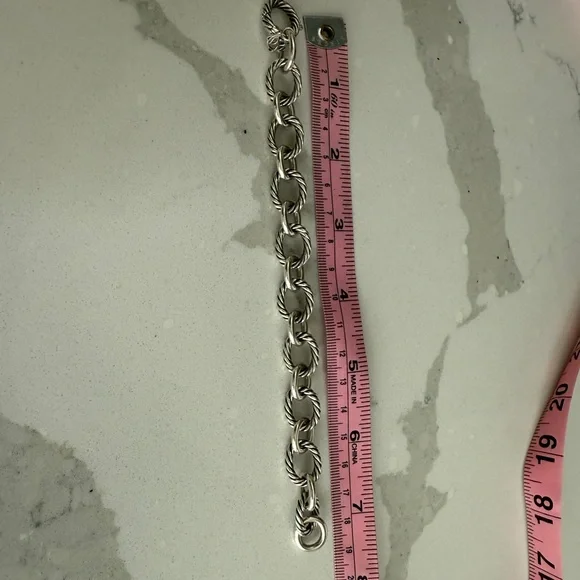 David Yurman Silver Chain Bracelet - Picture 3 of 6
